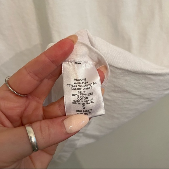 Re/Done x Hanes 50s Fitted Tee NWOT - Picture 7 of 9